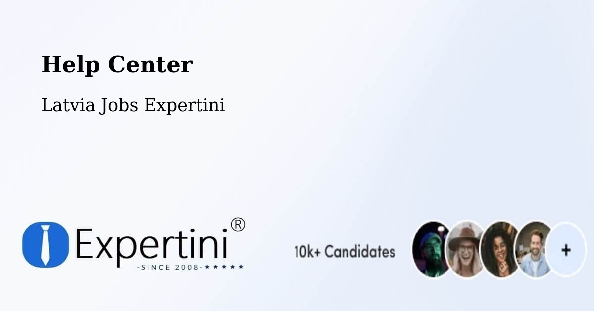 Help Center – Nīca - Latvia Jobs Expertini